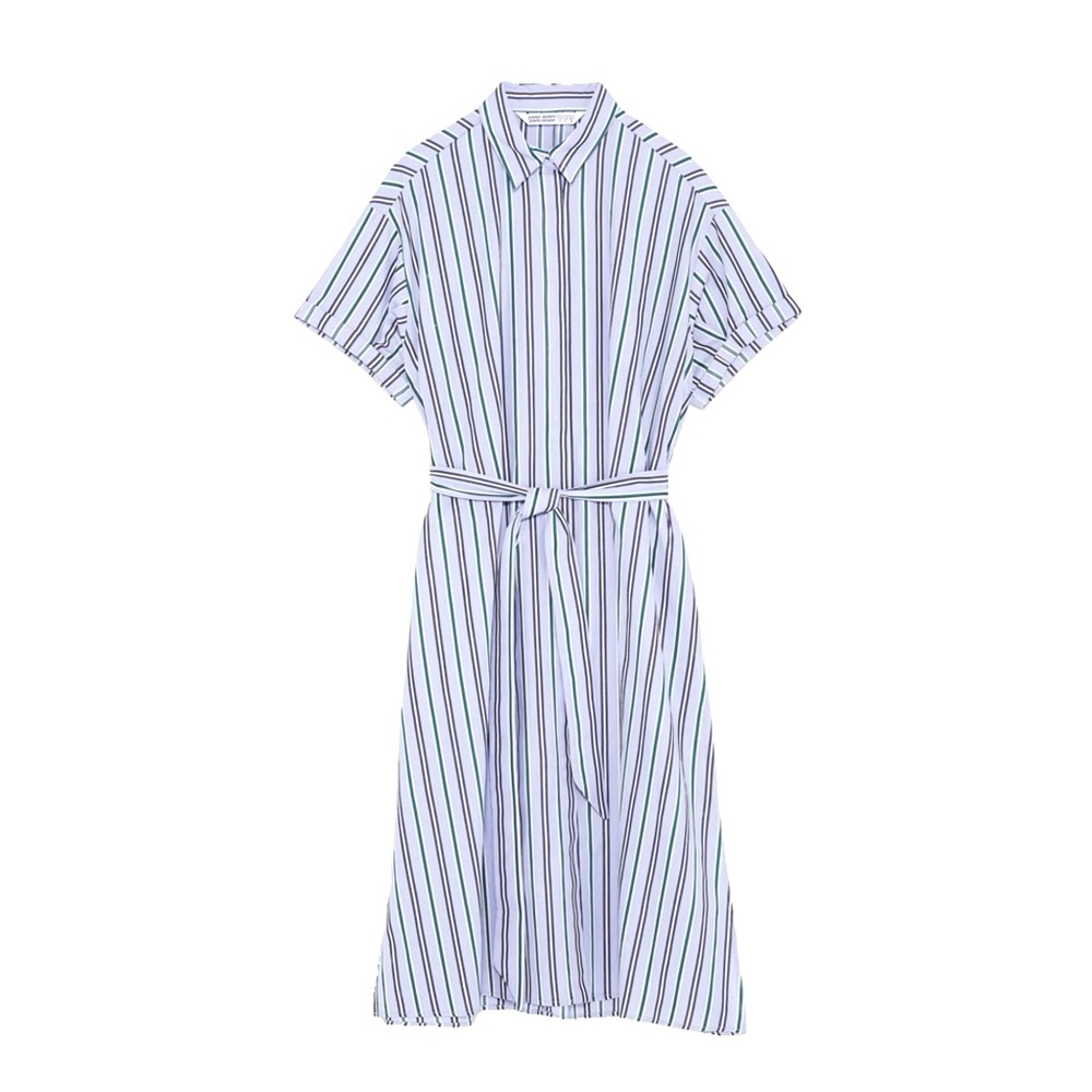 Zara Shirt Dress XS 100% Cotton